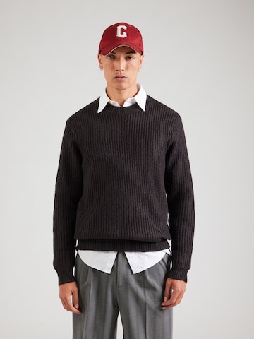 Only & Sons Свитер 'ONSROLF' в Черный: спереди