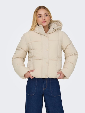 JDY Winter jacket 'JDYWONDER' in Beige: front