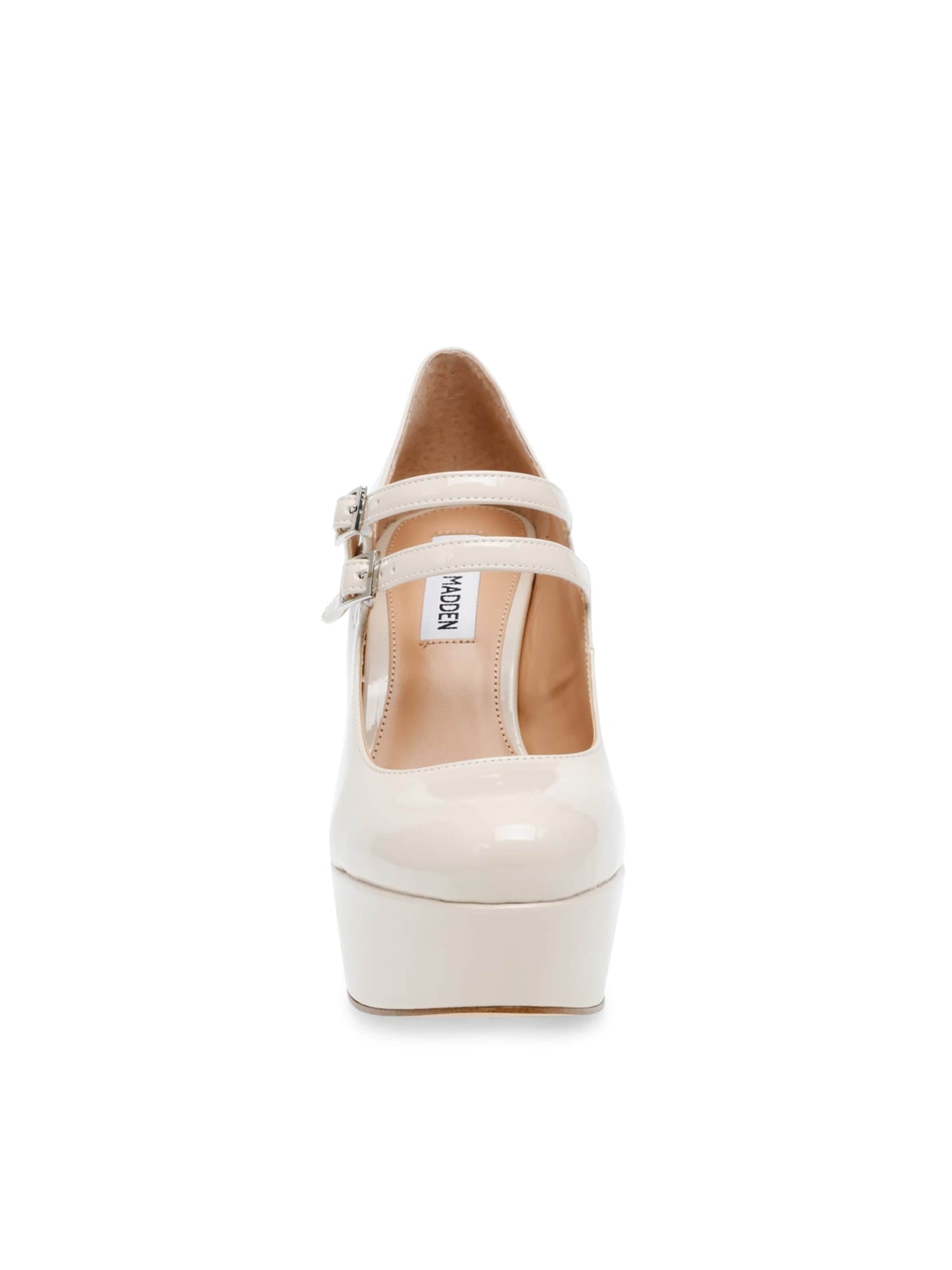 STEVE MADDEN Czółenka 'Charged-Up Bone Patt Shoes' w kolorze biały
