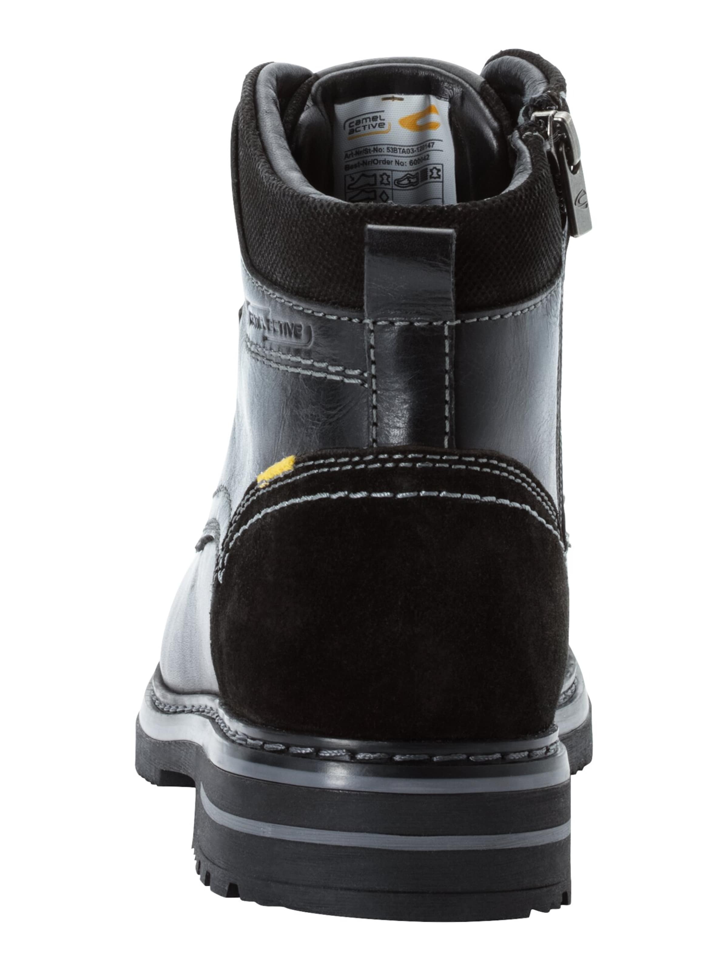 CAMEL ACTIVE - Botas com atacadores 'Boston' em preto