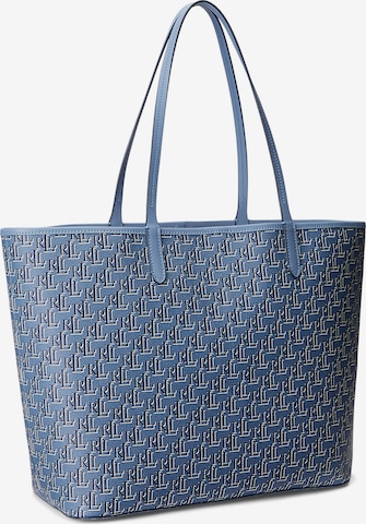 Lauren Ralph Lauren Nákupní taška 'Collins' – modrá: přední strana