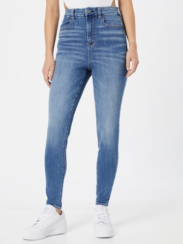 American Eagle Skinny Jeggings in Blauw: voorkant