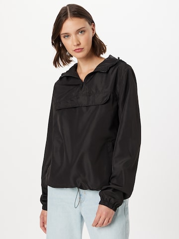 Urban Classics Between-Season Jacket in Black: front