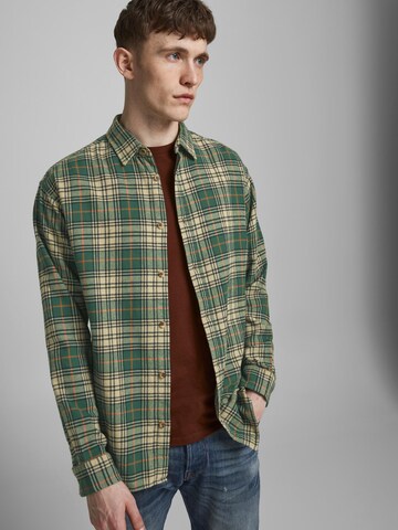 Coupe regular Chemise JACK & JONES en vert