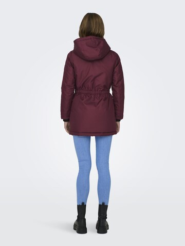Parka mi-saison ONLY en rouge