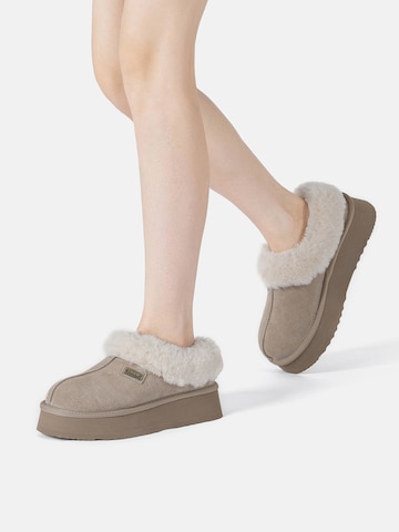 Everau Huisschoenen 'Topknot' in Beige