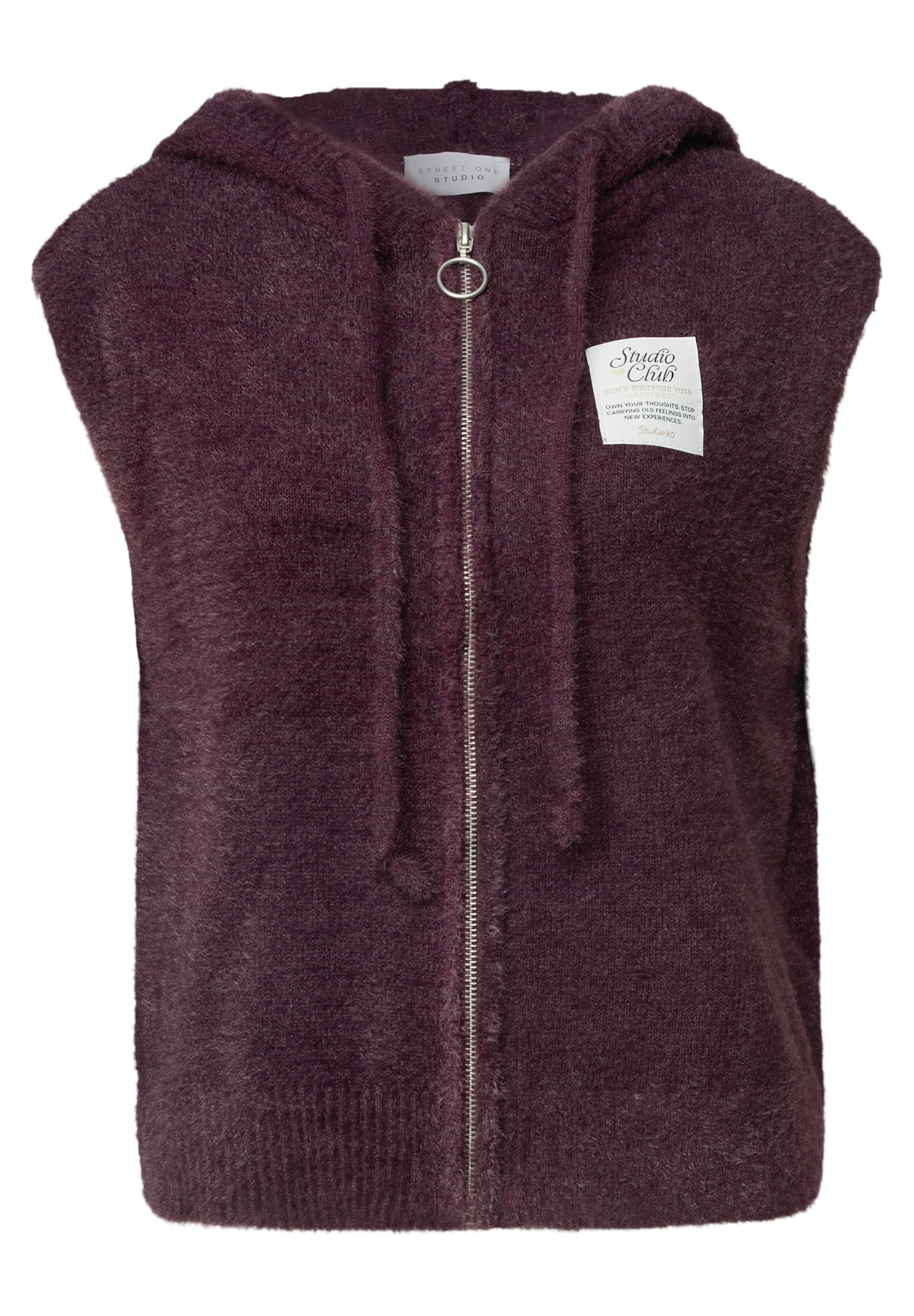 Street One Studio Vest in Purple: front