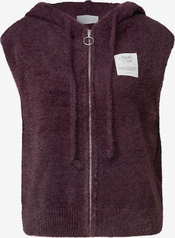 Street One Studio Vest in Purple: front