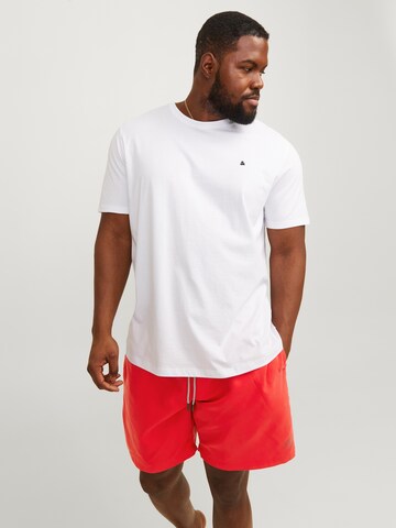 Jack & Jones PlusKupaće hlače 'Fiji' - crvena boja