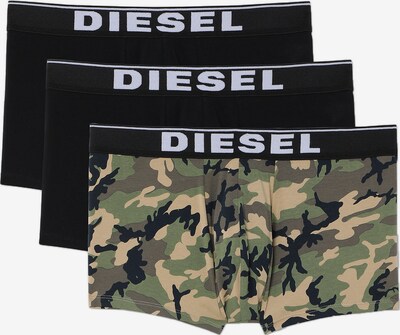 DIESEL Boxershorts in hellbeige / nachtblau / oliv / apfel / schwarz, Produktansicht
