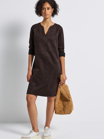 STREET ONE Kleid in Braun: Vorderseite