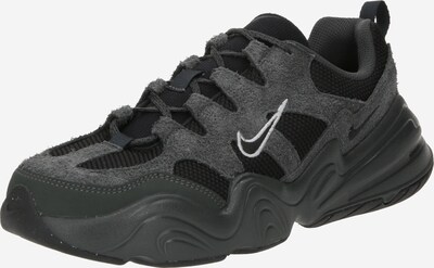 Nike Sportswear Zemie brīvā laika apavi 'TECH HERA', krāsa - antracīta / melns / balts, Preces skats