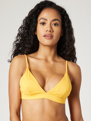 A LOT LESS - Top de bikini 'Jenna' en amarillo: frente