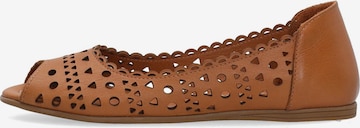 VENEZIA Ballet Flats in Brown: front