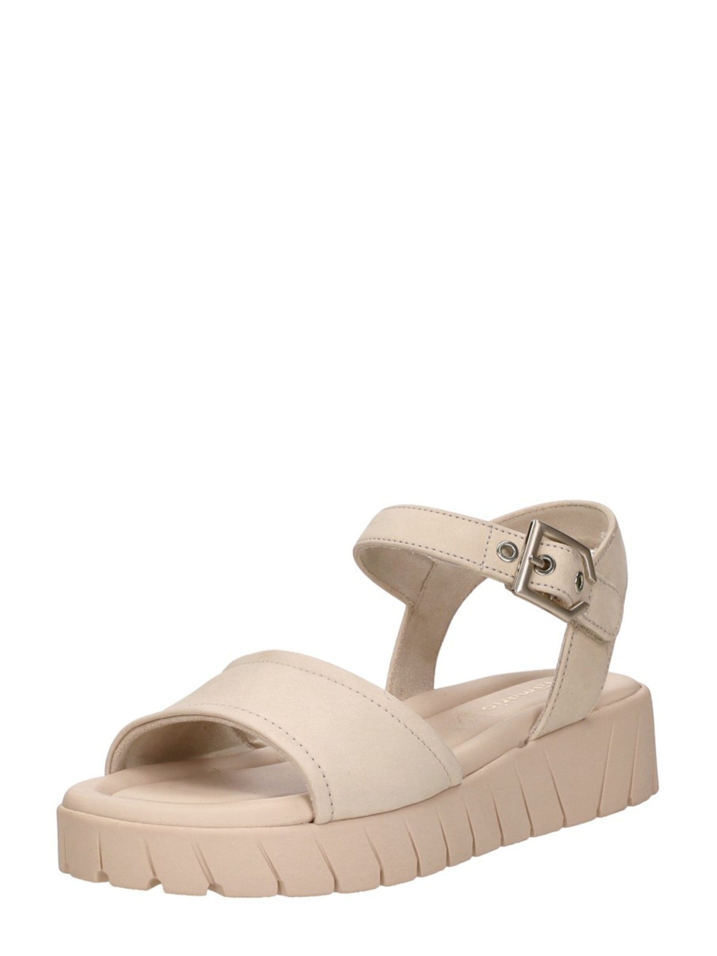 Tamaris Sandal 'Sandalen Plat' in White
