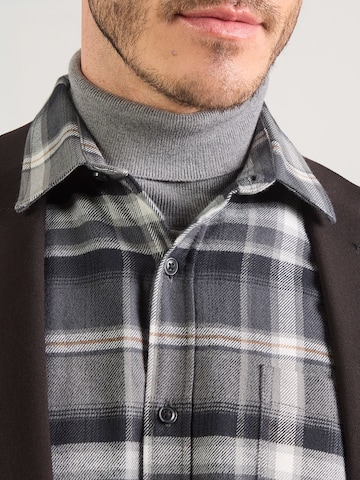 LERROS Regular fit Button Up Shirt in Black