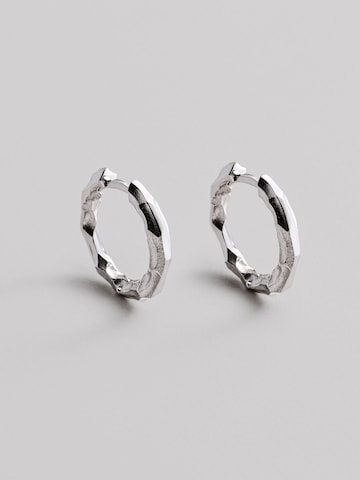 REYTEL Earrings 'CRATERS' in Silver