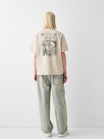 T-Shirt Bershka en beige