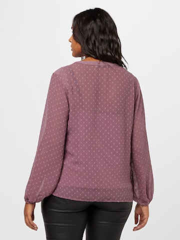ABOUT YOU Curvy Blouse 'Agnes' in Lila