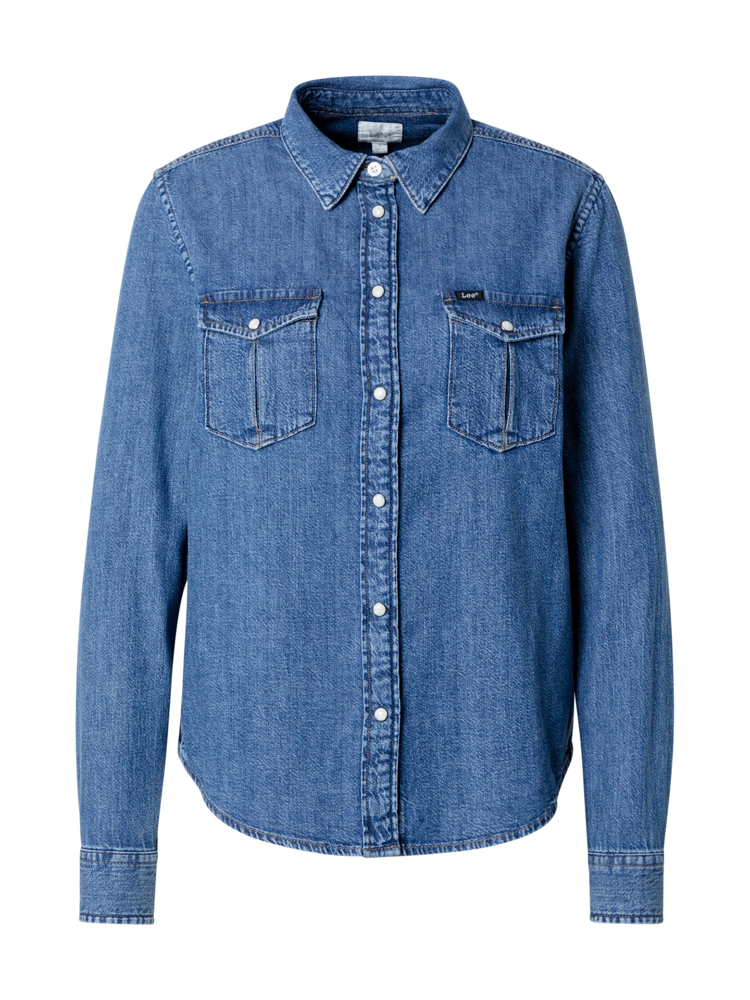 Chemisier 'REGULAR WESTERN SHIRT' Lee en bleu : devant
