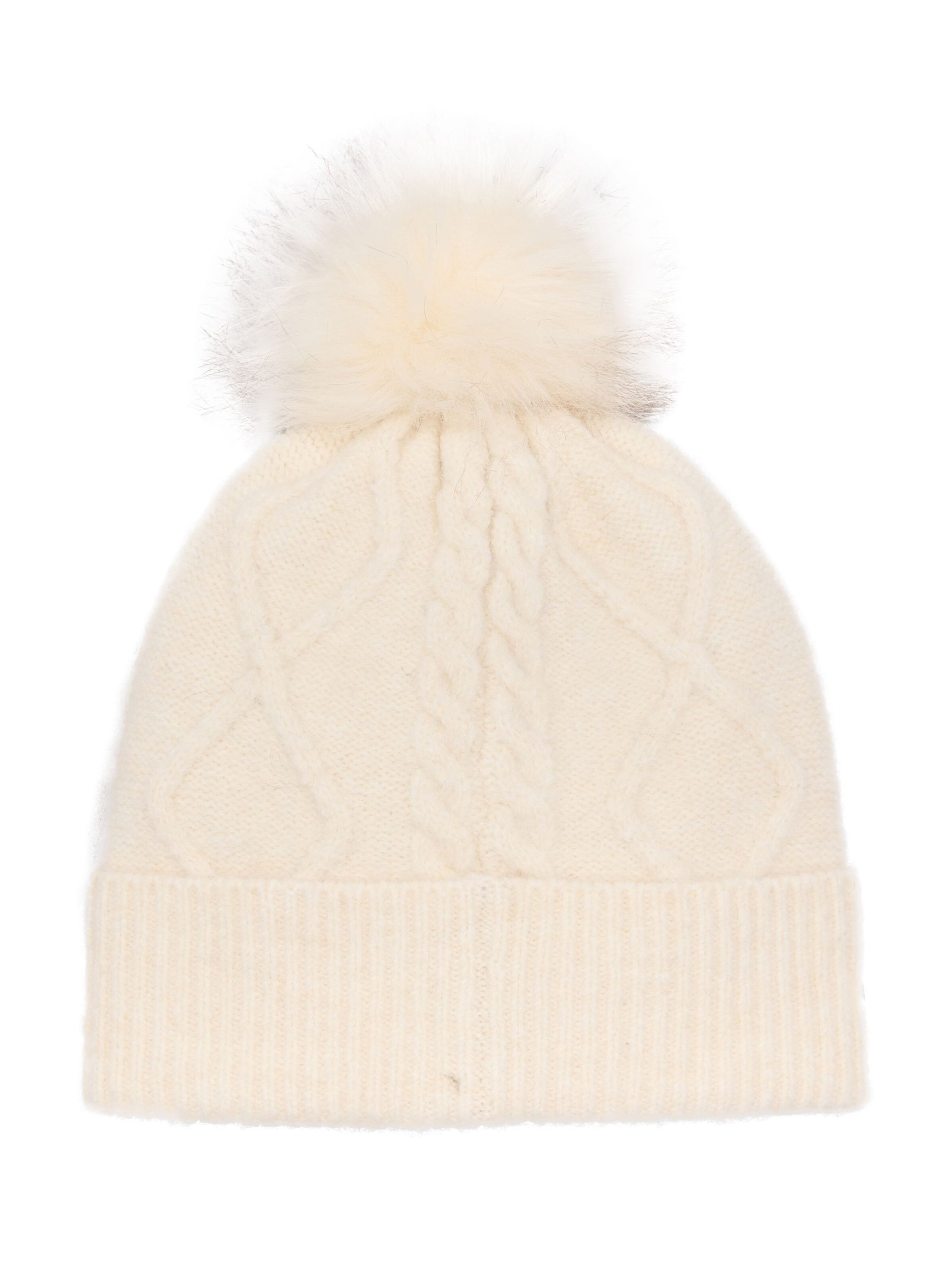 Lipsy Mütze in Beige: Vorderseite