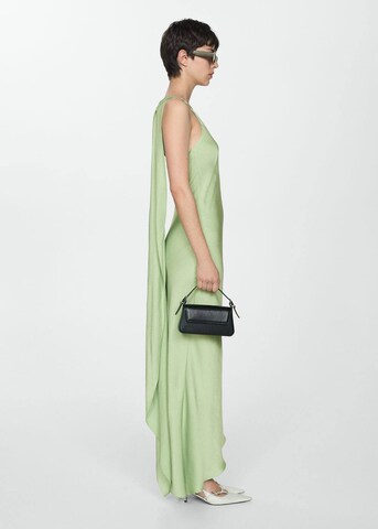 MANGO Cocktail Dress 'Fiore' in Green