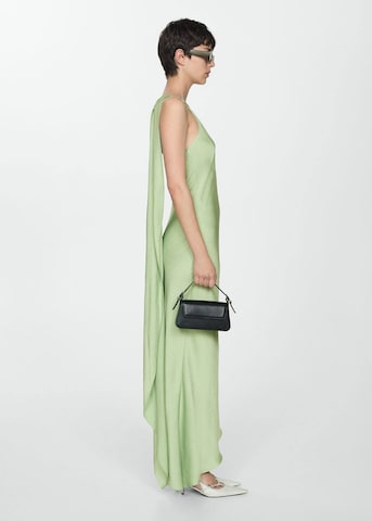 MANGO Cocktail Dress 'Fiore' in Green