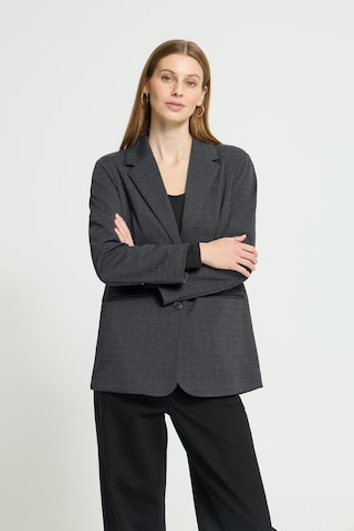 ICHI - Blazer 'IHKATE' em cinzento: frente
