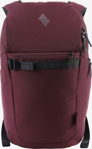 NitroBags Backpack 'Nikuro' in Red: front