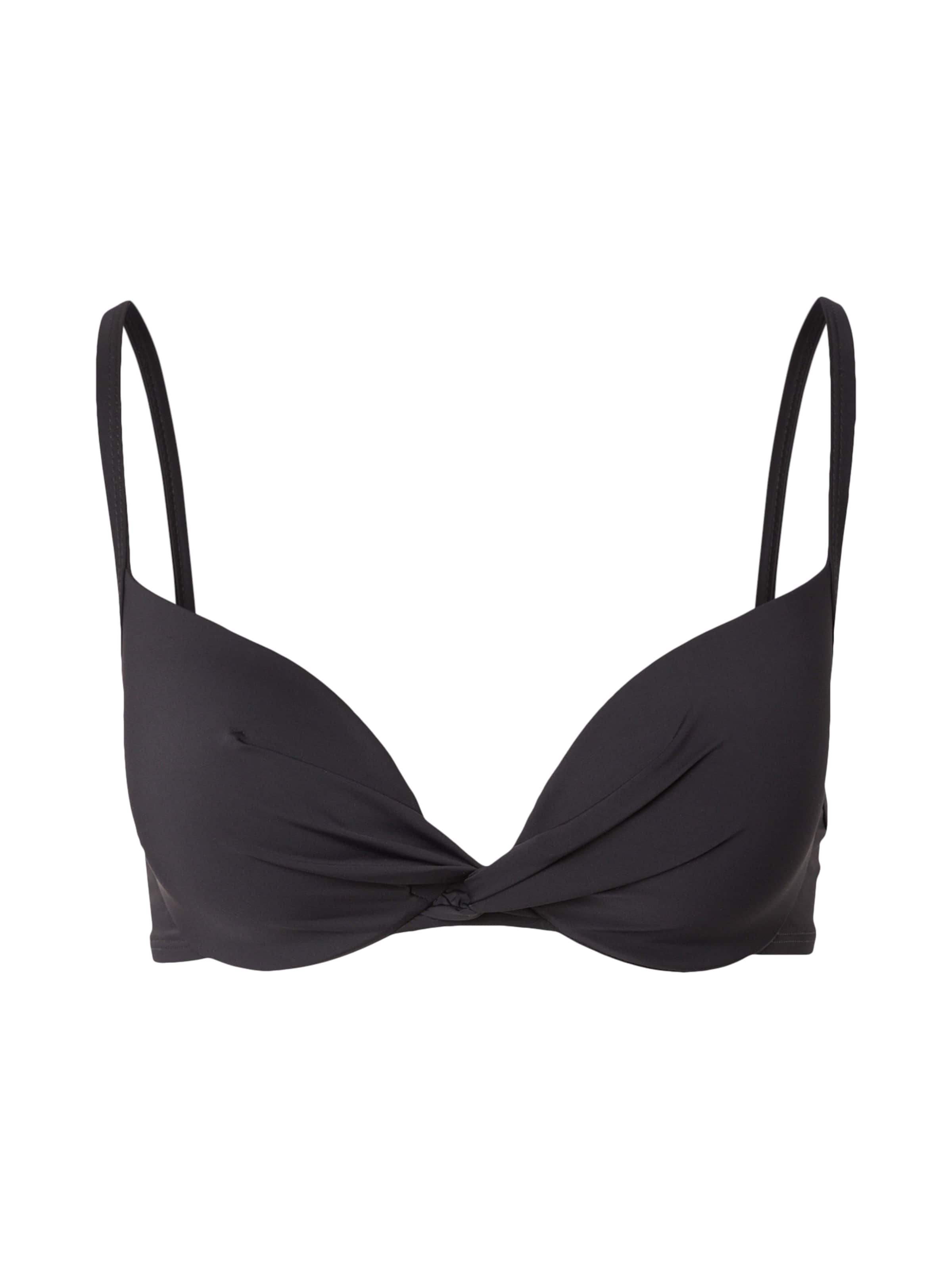 Hunkemöller Push-up Τοπ μπικίνι σε μαύρο: μπροστά