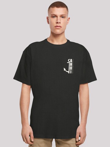T-Shirt 'Ahoi Anker Knut & Jan Hamburg' F4NT4STIC en noir : devant