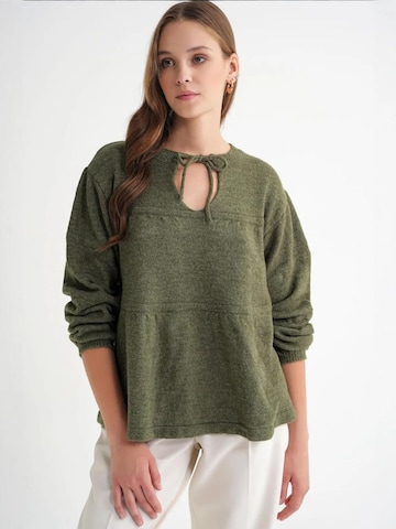 Pull-over 'Pullover' MixRay en vert