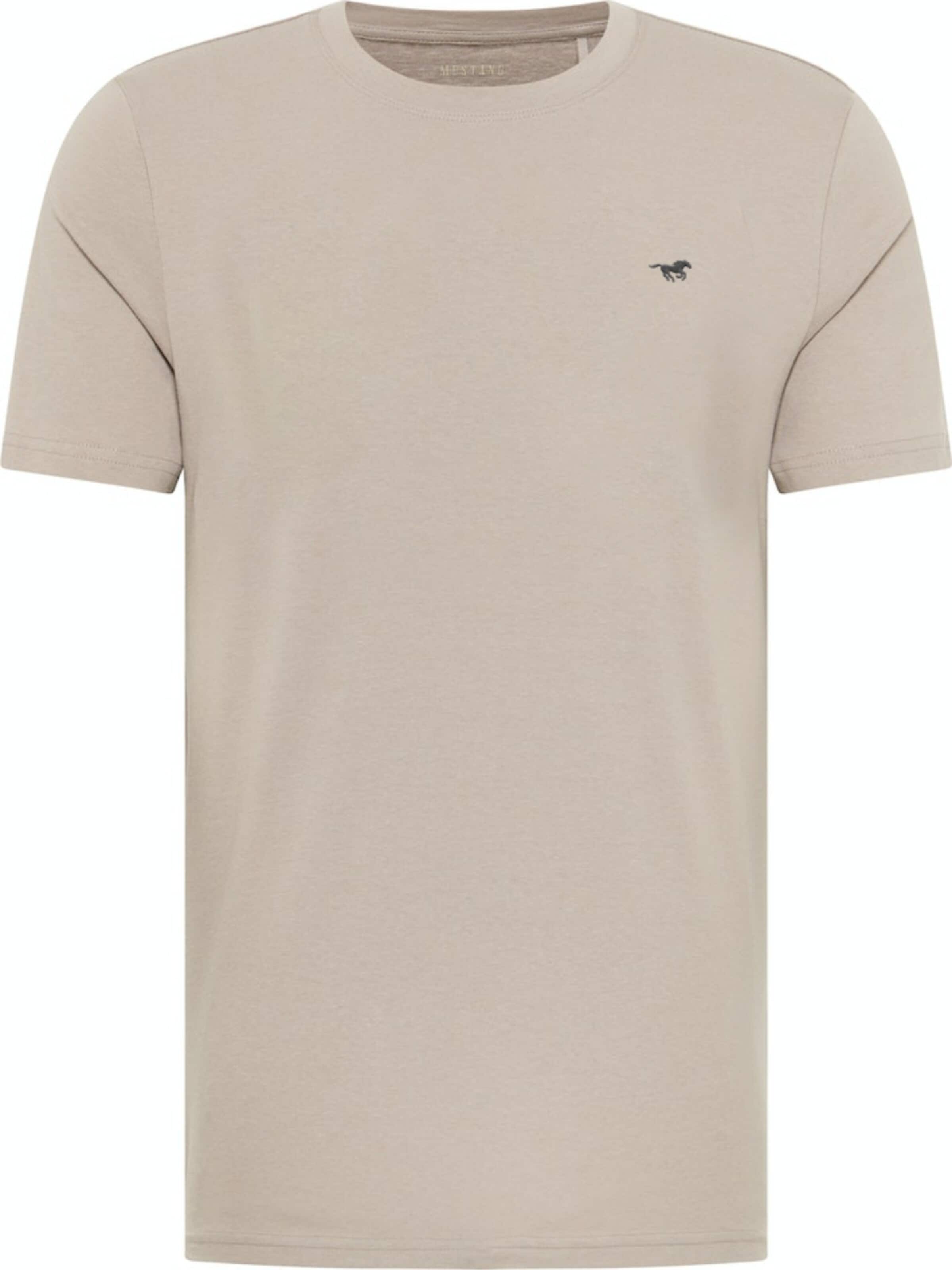 Maglietta di MUSTANG in beige: frontale
