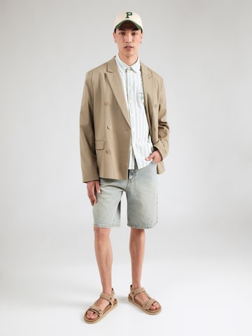 Woodbird Wide leg Jeans 'WBLeroy' in Blauw