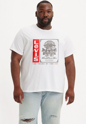 Levi's® Big & Tall Shirt in Weiß: predná strana