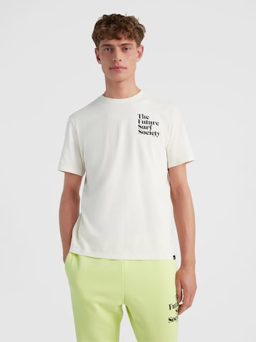 Tricou 'Future Surf ' de la O'NEILL pe alb: față