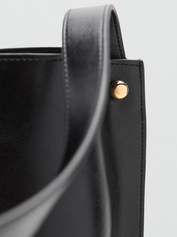 MANGO Shopper 'DOTS' in Schwarz