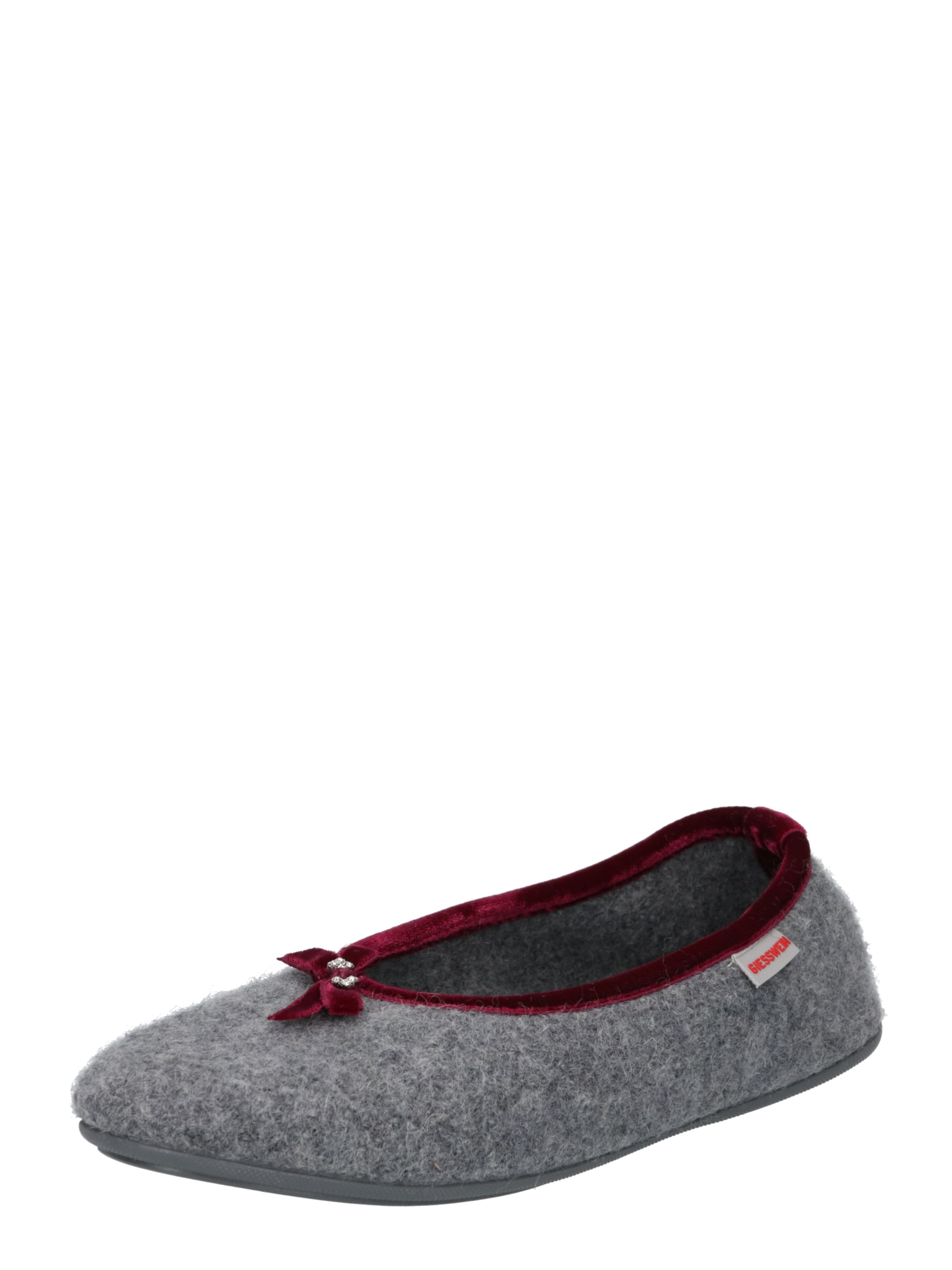 GIESSWEIN Huisschoenen 'Hohenau' in Grijs: voorkant