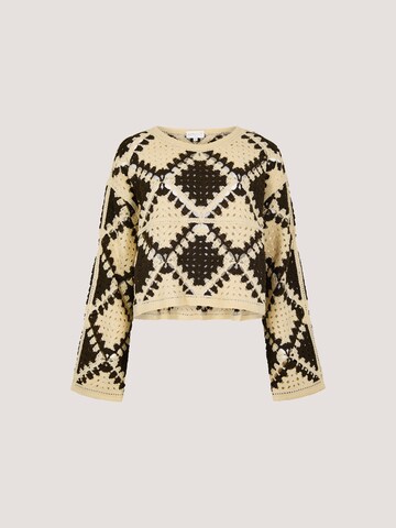 Pull-over ' ' Apricot en gris