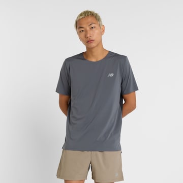 new balance Performance Shirt 'Race Day' in Grey: front
