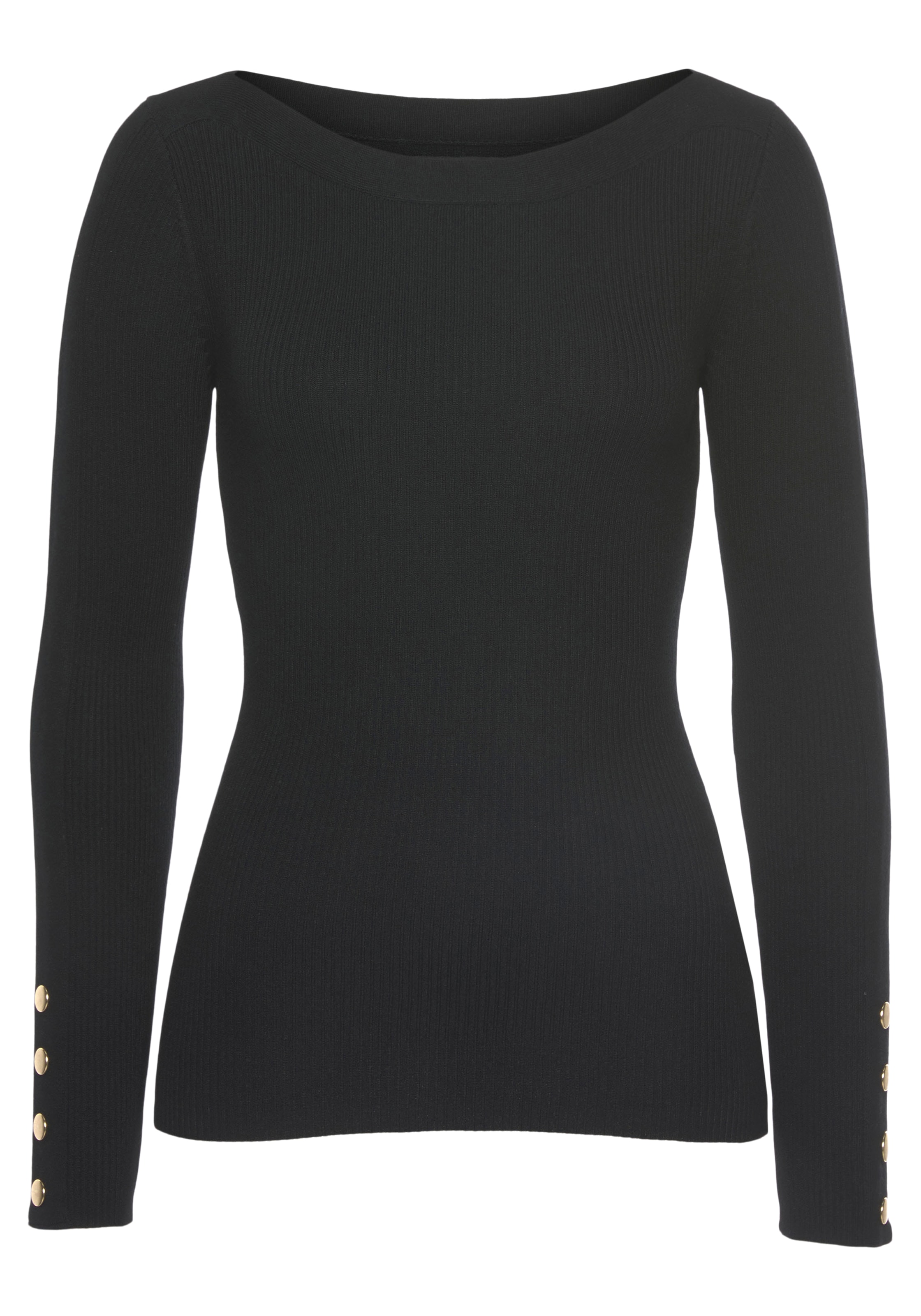 MELROSE Pullover in Schwarz: Vorderseite