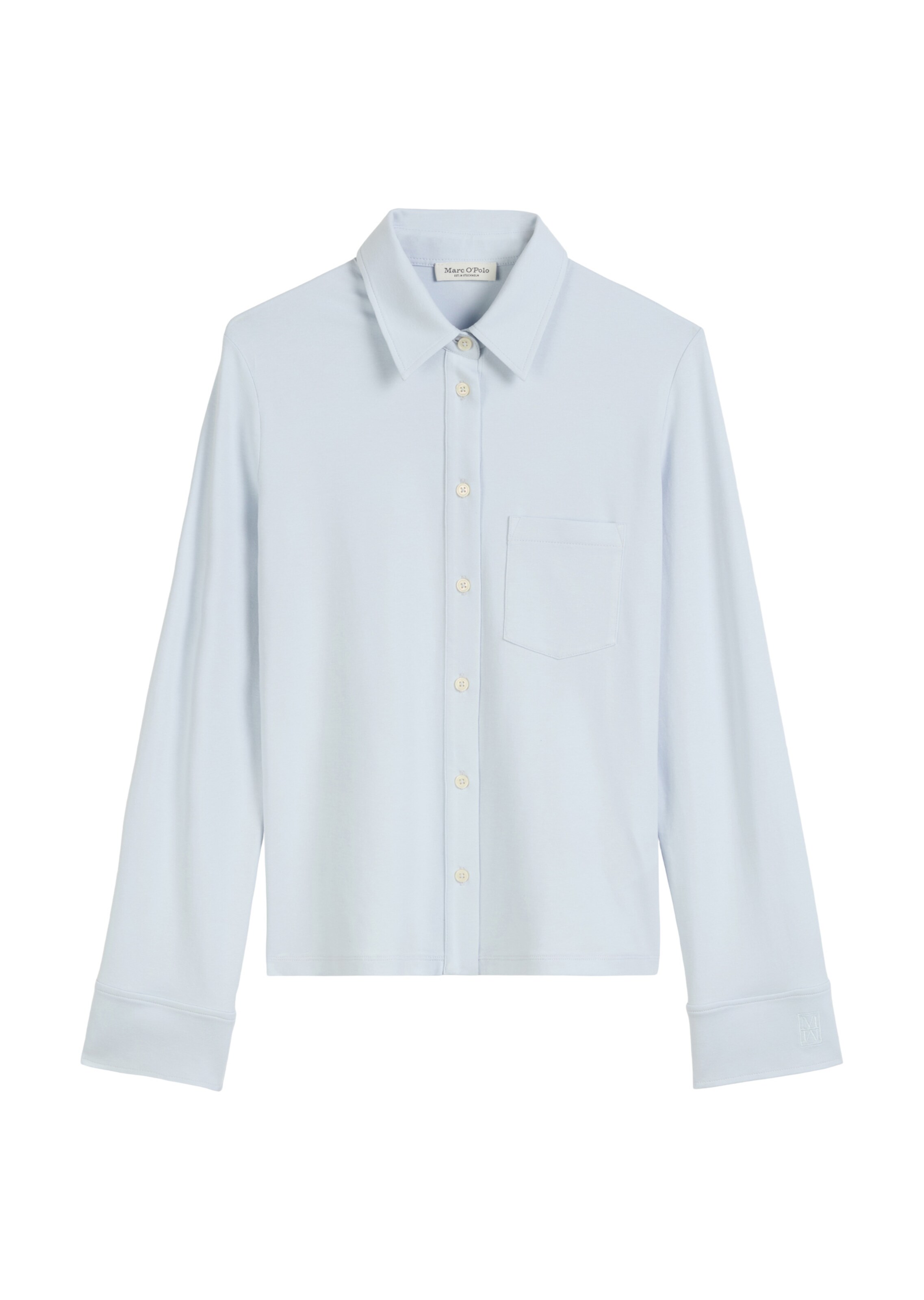 Marc O'Polo Bluse in Blau: Vorderseite