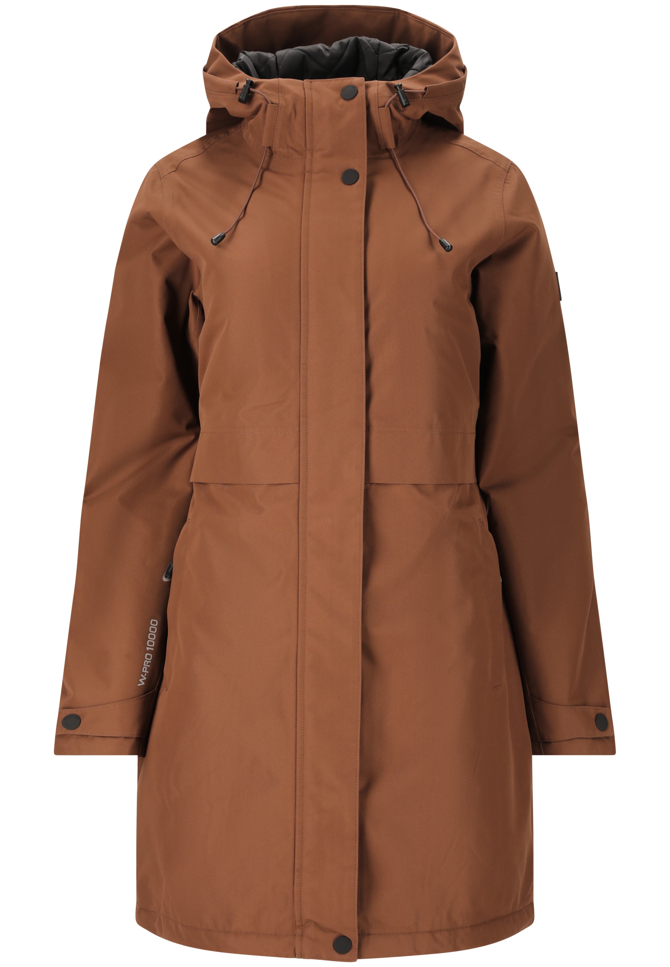 Whistler Outdoor jacket 'Mullie V2' in Brown: front