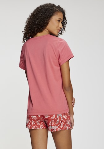 VIVANCE - Camiseta para dormir en rojo