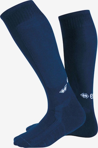 Chaussettes de sport Errea en bleu : devant