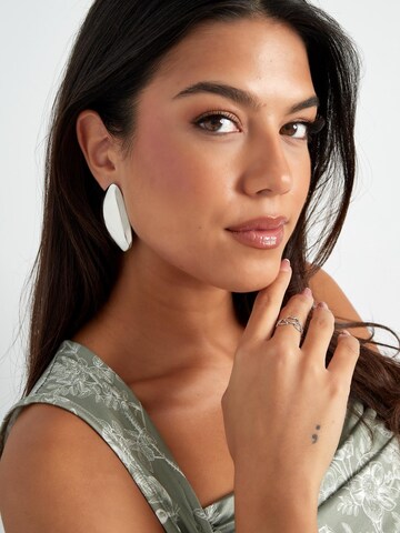 Cala Rose Oorbellen 'LYRA' in Zilver