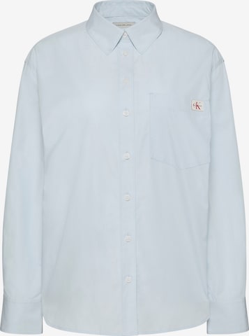 Chemisier Calvin Klein Jeans en bleu : devant