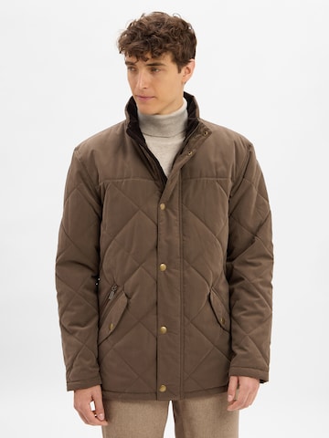 Veste d’hiver ' Elter ' Barbour en marron : devant