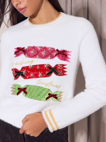 Lipsy Pullover i hvid