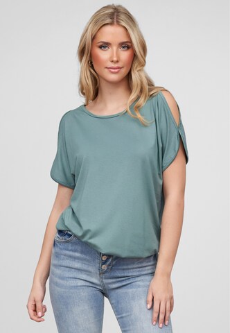 Cloud5ive Bluse in Blau: Vorderseite